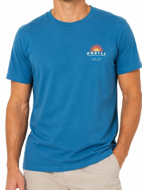 O'Neal Other - O'Neill Surf T Shirt Mens Large Blue Graphic Sunset Wave Short Sleeve Tee